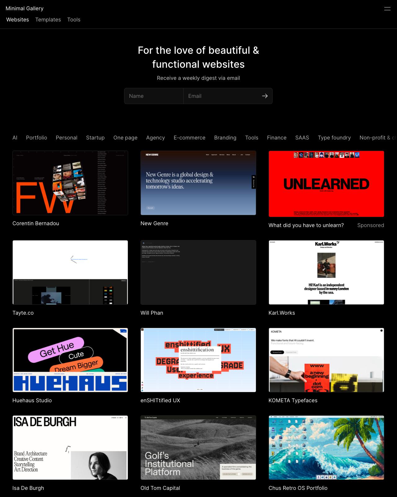 Minimal Gallery